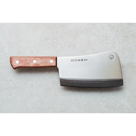 Sakai Takayuki Stainless Cleaver 170 mm, rosewood handle
