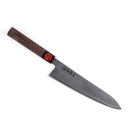 Shigeki Tanaka Harukaze chef knife 210 mm, SG2 carbide powder, chestnut